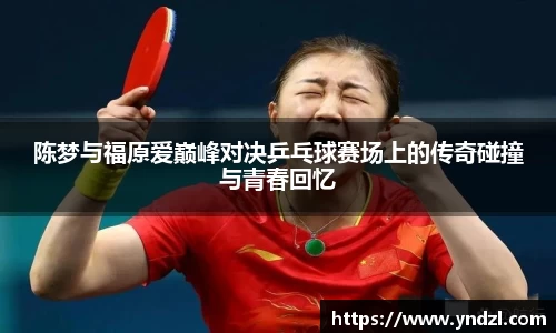 陈梦与福原爱巅峰对决乒乓球赛场上的传奇碰撞与青春回忆